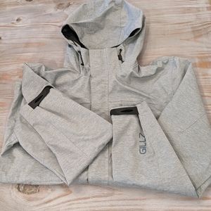 Gillz Grey Men's Rain Jacket Size Medium